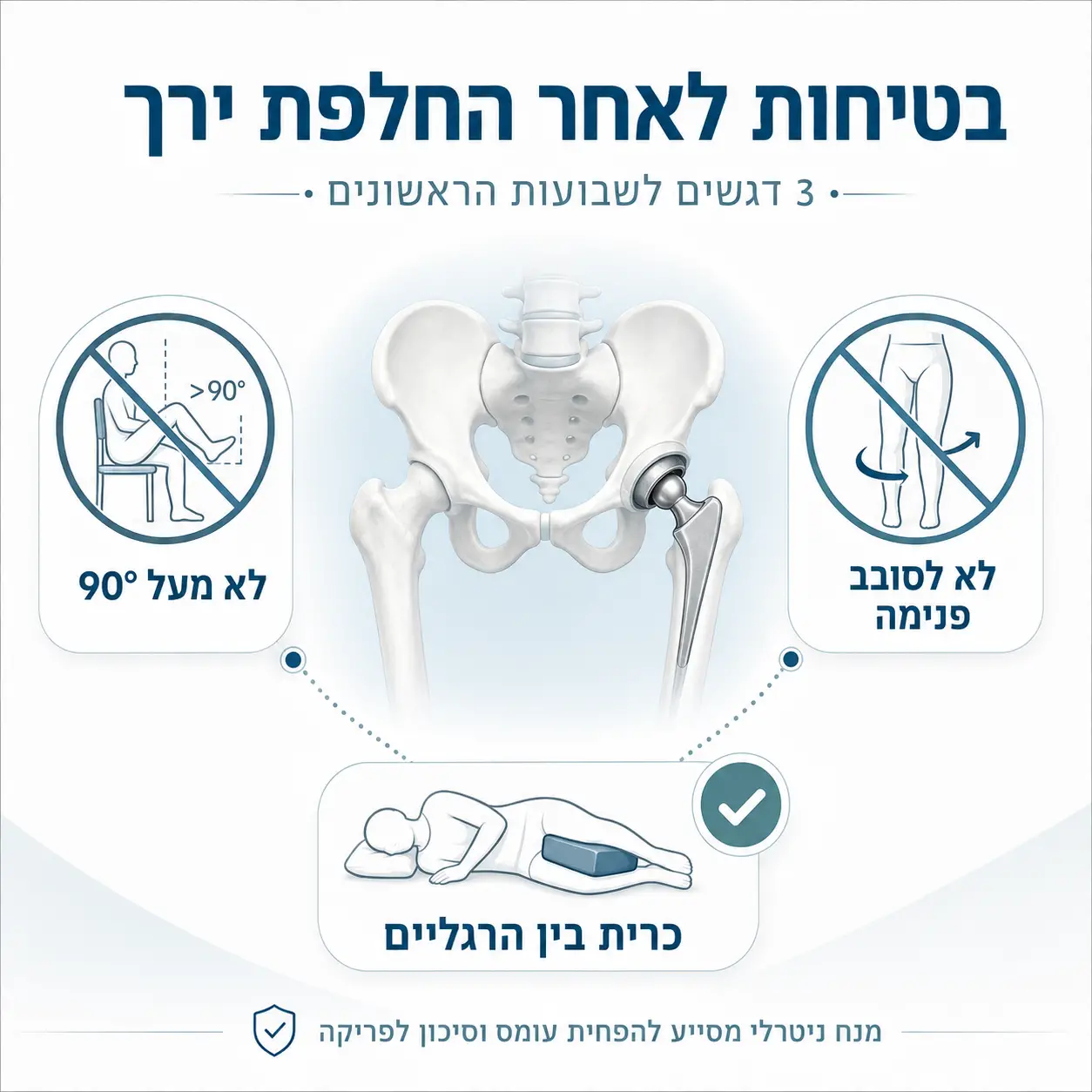 יחסי מין לאחר החלפת מפרק | אינפוגרפיקה