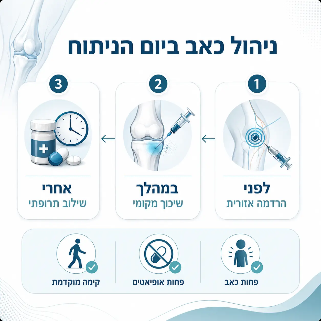 ניהול כאב | אינפוגרפיקה