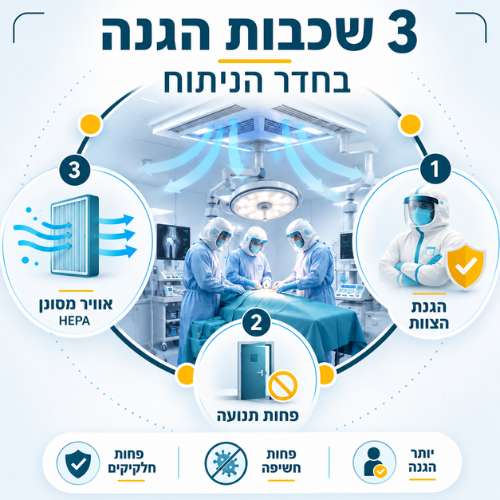 מניעת זיהומים בניתוח | אינפוגרפיקה